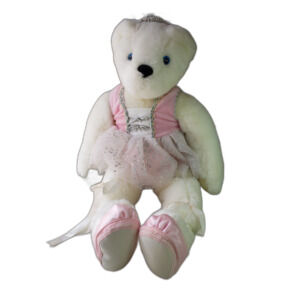 Vermont Teddy Bear Co Katerina Ballerina Plush Stuffed Animal Tutu VTG LTD 1999